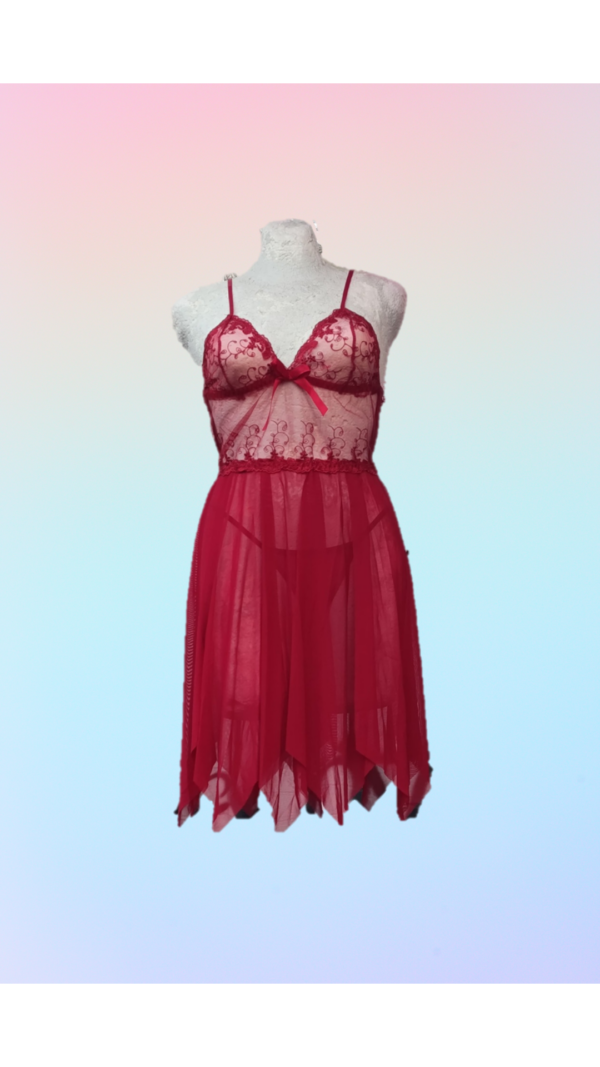Babydoll Gema vino - Image 2